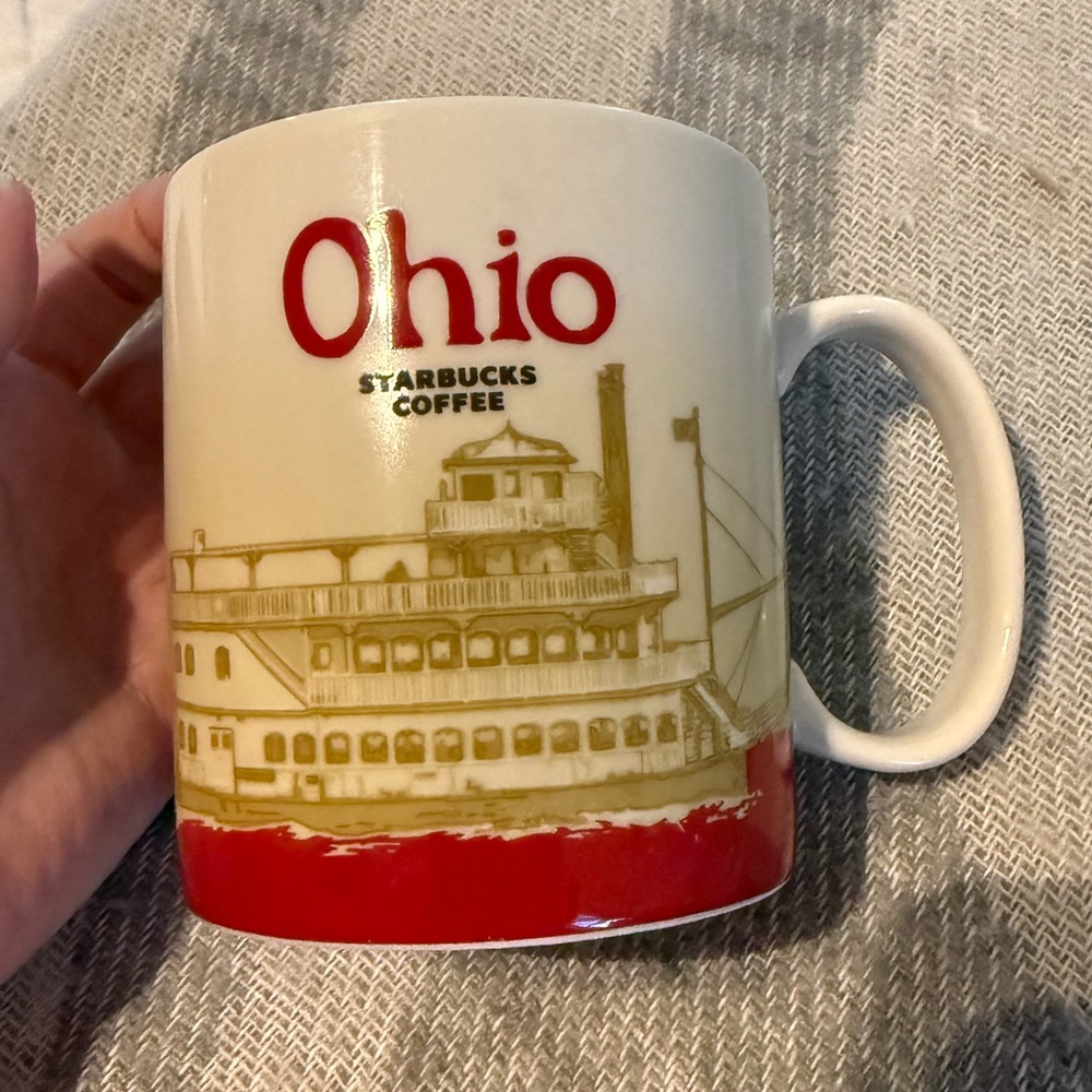 Starbucks Ohio Global Icon Series Ceramic Mug Collectors Edition